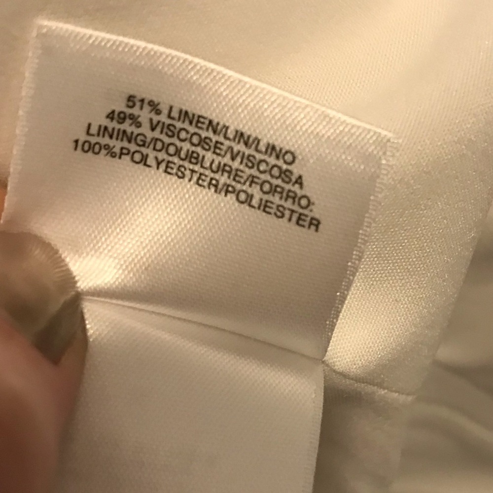 White linen jacket - Picture 3 of 6